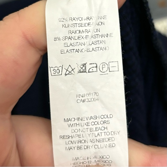 Urban Outfitters BDG Navy Blue Camper Pocket Ribbed Dress Women’s Size XS - Picture 8 of 8